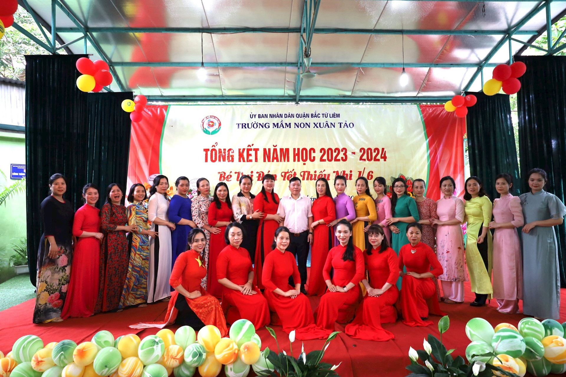 Trường Mầm non Xuân Tảo tổ chức lễ bế giảng năm học 2023-2024 và chào mừng Tết Thiếu nhi 01/6